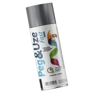 Tinta Spray Peg&uze Fast Metálica Prata 300ml/130g