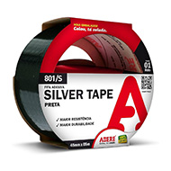 Fita Silver Tape Preta   801S    45MM X 05M