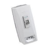 Mectronic Petra Caixa Proteção Mod. DISJ. 1P TM 2P+T 20A/250V 89117