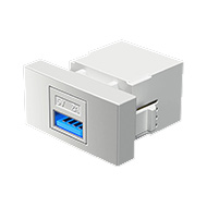 Mectronic Módulo Tomada USB Entrada 110A/220V / Saida 5VCA/10W 2.0A BR 40009