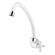 Torneira de Parede Bica Móvel P/ Cozinha Marujá Branca