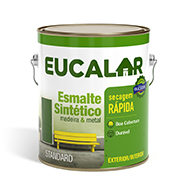 Eucalar Esmalte Brilhante Verde Folha   Galão  3,6L
