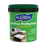 Eucatex Acrílico Profissional Palha    Balde 15L