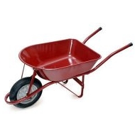 Carrinho de mão tracta camara 90L vermelho