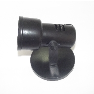 Spot repuxado simples preto