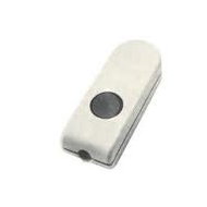 Interruptor meio cordão branco   1125-BR