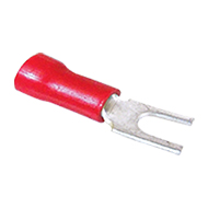 Terminal Forquilha  4,3MM  Vermelho  ( Fio 0,5 A 1,5 )