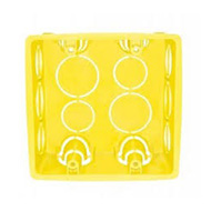 Caixinha De Luz PVC  4 X 4   Amarela