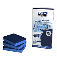 Esponja Antiaderente Pack C/3 Azul