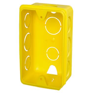 Caixa de Luz  4 X 2   Amarela     6080-1