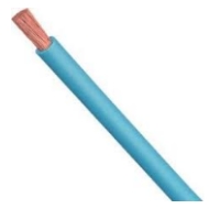 Fio cabinho Flex 2,50 mm (c/100m) Azul