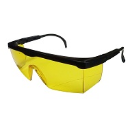 Óculos de  segurança amarelo