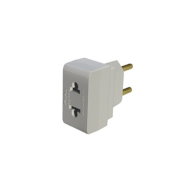 Pino adaptador   2P universal     PB   novo     690665  - cinza